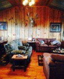 Rustic Interior of a Luxury Hunting Lodge in Alabama